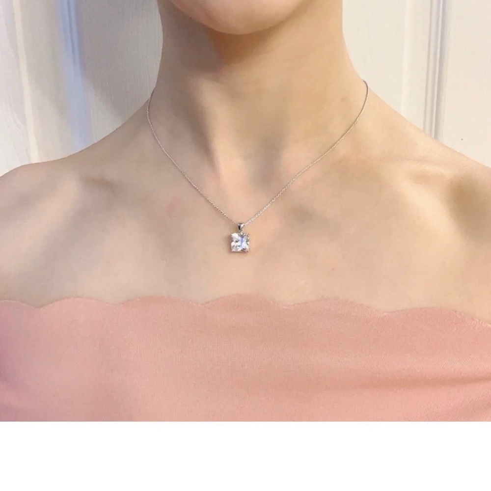 Stimulated Diamond Hypoallergenic necklace